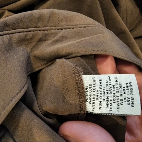 CHICO'S ZENGERGY Tan Nylon Lightweight Joggers Track Pants Size Large - Picture 8 of 9